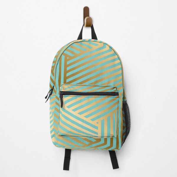 Item preview, Art Deco-Style Green-Aqua Gold-Hues Pattern designed and sold by DEC02.