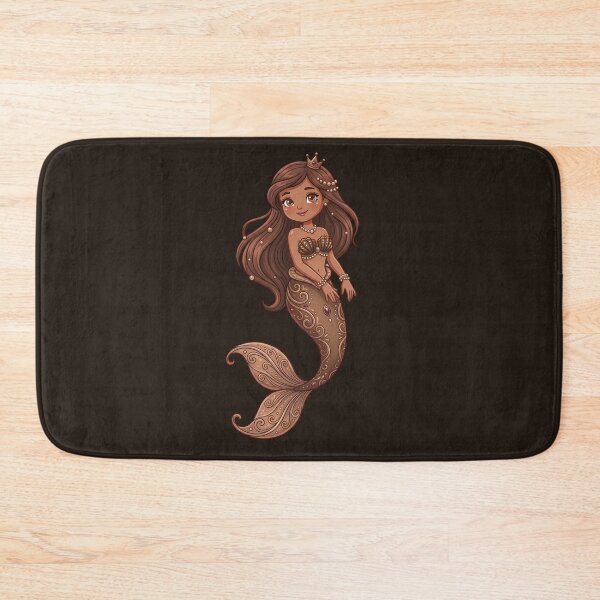 Item preview, Royal Pearl Mermaid Princess - Cute Melanin Sea Goddess Illustration designed and sold by digitalbob60.