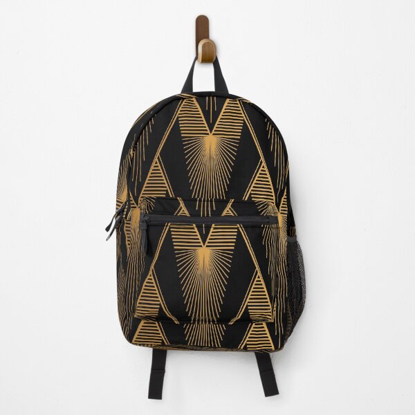 Item preview, Golden And Black Art Deco Ombre Sophisticated Pattern designed and sold by DEC02.