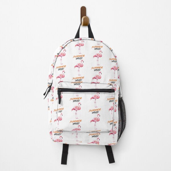 Item preview, Watercolor Flamingo Summer Vibes Design - Tropical Beach Illustration designed and sold by VibranPalette.