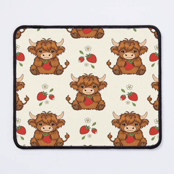 Item preview, Strawberry Highland Cow designed and sold by st7nnlng.