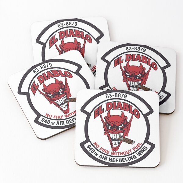 Item preview, USAF 940th Air Refueling Wing El Diablo KC-135 Patch Emblem designed and sold by CharlieDesings.