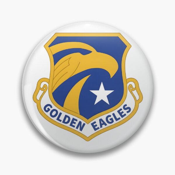 Item preview, USAF Golden Eagles Shield Patch Emblem designed and sold by CharlieDesings.