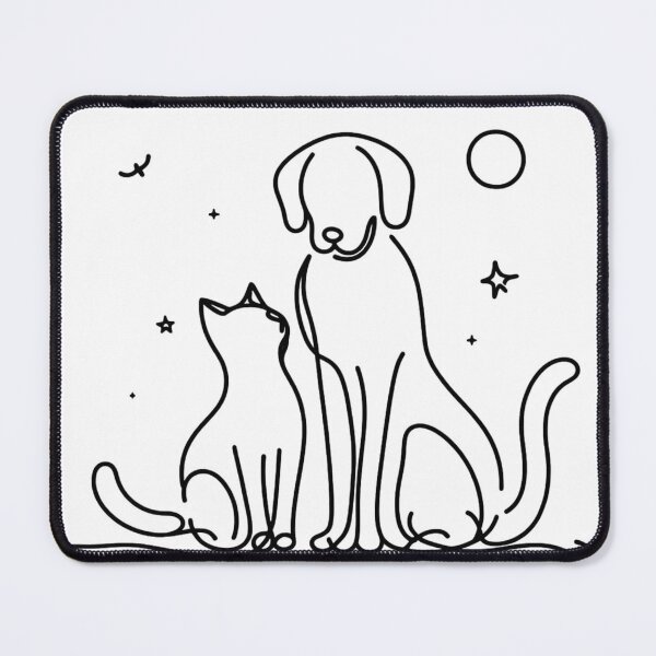 Item preview, Dog and Cat Friendship designed and sold by Nitta Studio.