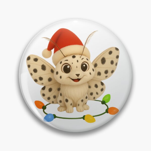 Item preview, Christmas Giant Leopard Moth designed and sold by Sillytoe.