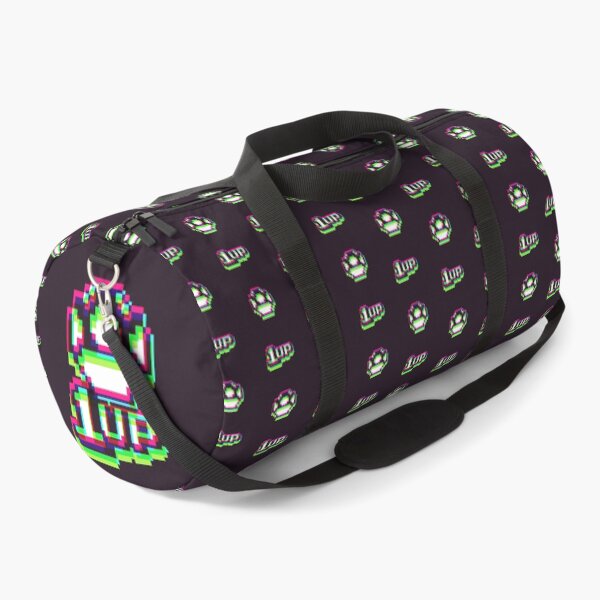 Item preview, 1up Mushroom Synthwave Pattern - Dark designed and sold by animinimal.