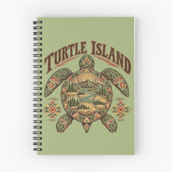 Item preview, Turtle Island Native American Landscape Turtle Southwestern Design designed and sold by Blue Raven Designs.
