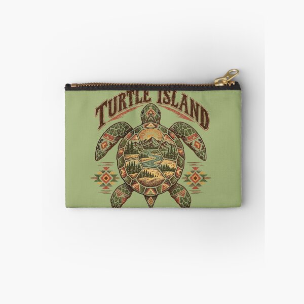 Item preview, Turtle Island Native American Landscape Turtle Southwestern Design designed and sold by Blue Raven Designs.