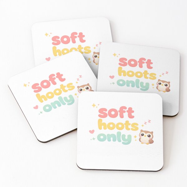 Item preview, Soft Hoots Only Owl Sticker | Cute Kawaii Owl | Cozy Cottagecore Gift designed and sold by Gremlin Hours.