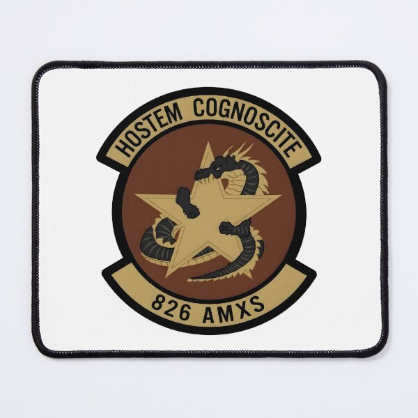 Item preview, USAF 826 AMXS Hostem Cognoscite Subdued Patch Emblem designed and sold by CharlieDesings.