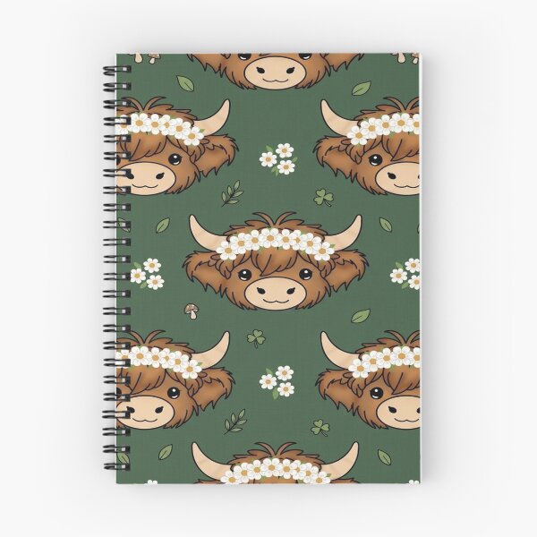 Item preview, Fluffy Highland Cow with flower crown  designed and sold by st7nnlng.