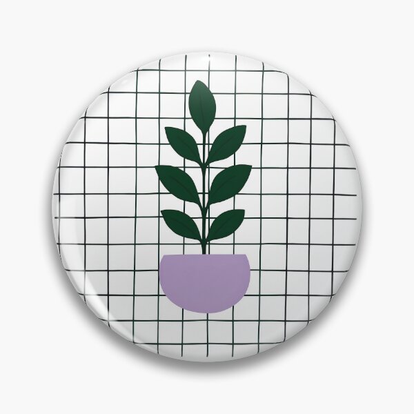 Item preview, Minimalist Potted Plant Grid Illustration designed and sold by daldadesign.