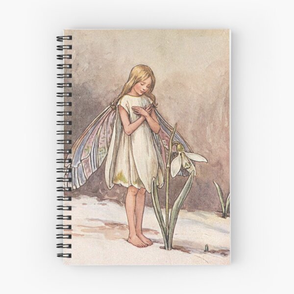 Item preview, The Snowdrop Fairy  - Fairy Art Nouveau Snowdrop Fantasy Illustration for Nature Lovers designed and sold by RickE.