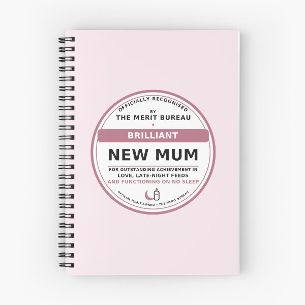 Item preview, Brilliant New Mum Gift | Funny New Parent Award & Baby Shower Present designed and sold by TheMeritBureau.