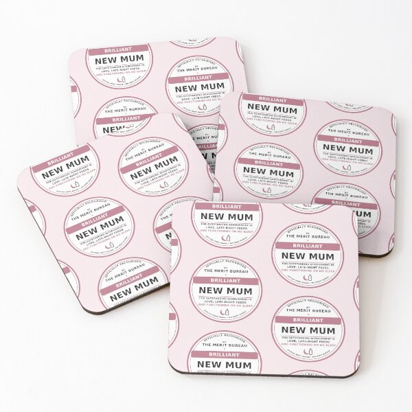 Item preview, Brilliant New Mum Gift | Funny New Parent Award & Baby Shower Present designed and sold by TheMeritBureau.