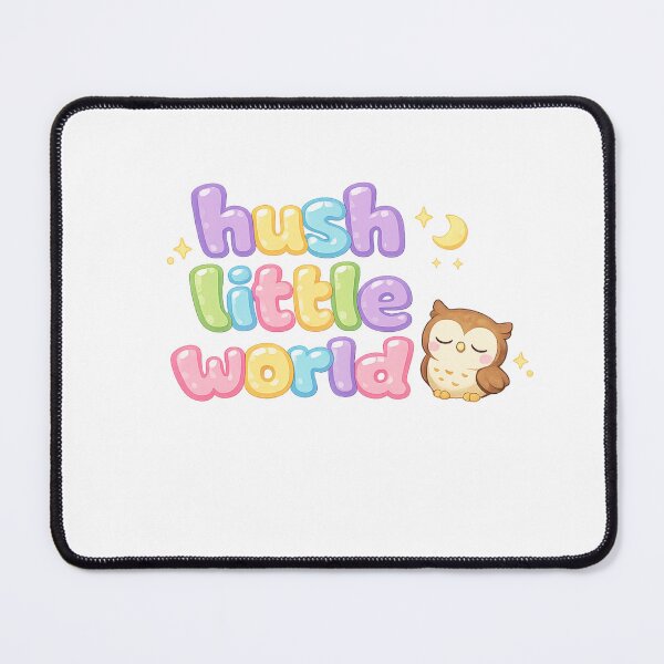 Item preview, Hush Little World Owl Sticker | Cute Kawaii Owl | Peaceful Cottagecore Gift designed and sold by Gremlin Hours.