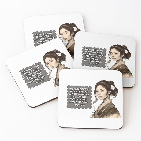 Item preview, Dalai Lama quote - helping others designed and sold by ArtPixs.