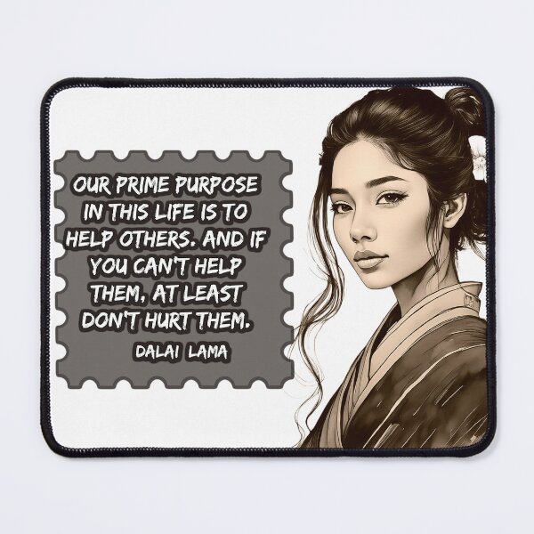 Item preview, Dalai Lama quote - helping others designed and sold by ArtPixs.