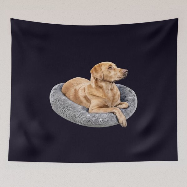 Item preview, YELLOW LABRADOR RETRIEVER RESTING PORTRAIT - LOYAL FAITHFUL designed and sold by PRINTSCHARMINGM.