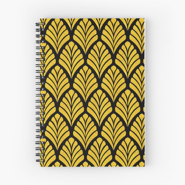 Item preview, "Tangiers" Luxurious Black and Golden Art Deco Pattern designed and sold by DEC02.