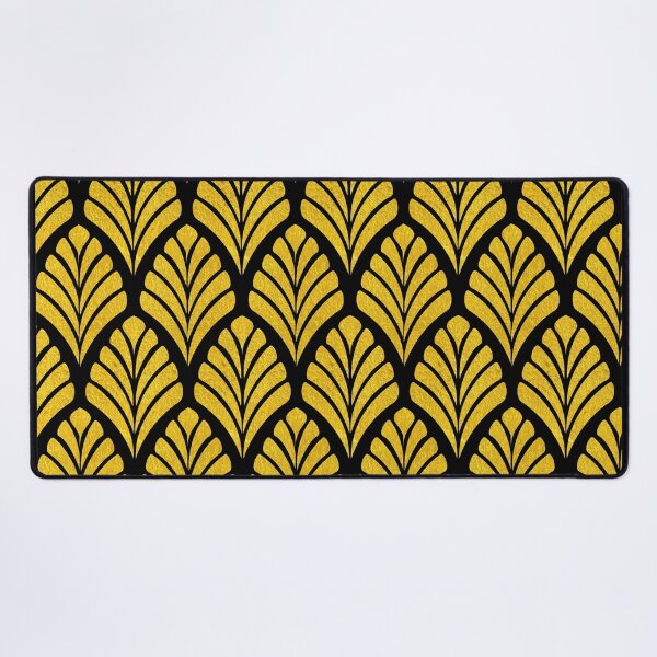 Item preview, "Tangiers" Luxurious Black and Golden Art Deco Pattern designed and sold by DEC02.