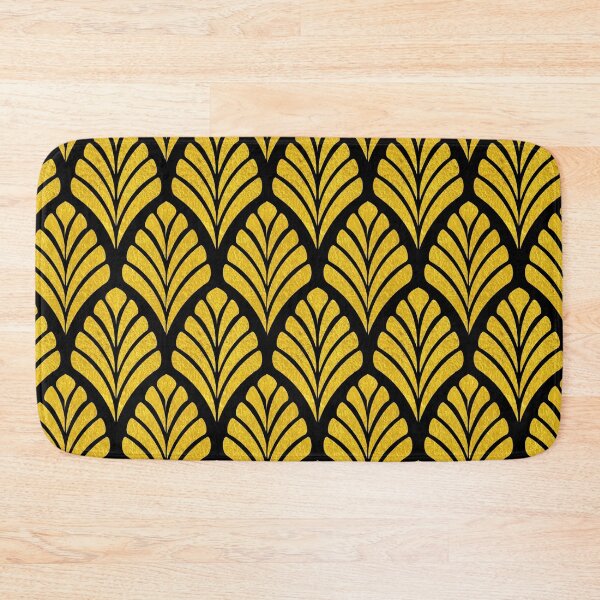 Item preview, "Tangiers" Luxurious Black and Golden Art Deco Pattern designed and sold by DEC02.