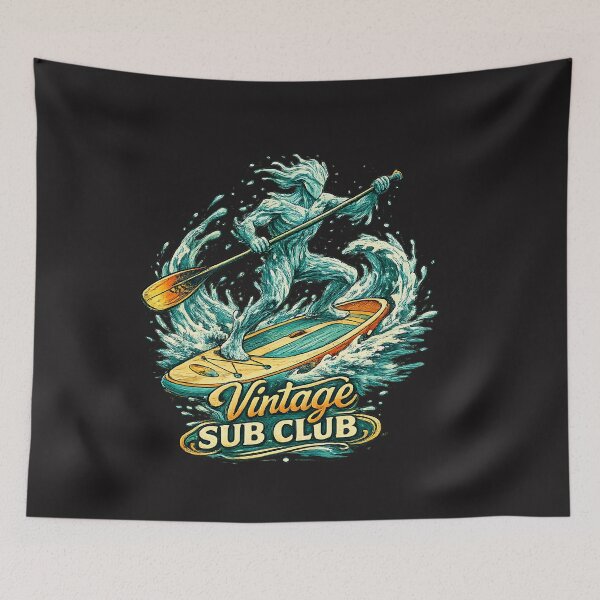 Item preview, Vintage SUP Club Water Spirit Paddleboarding designed and sold by NucciCollective.