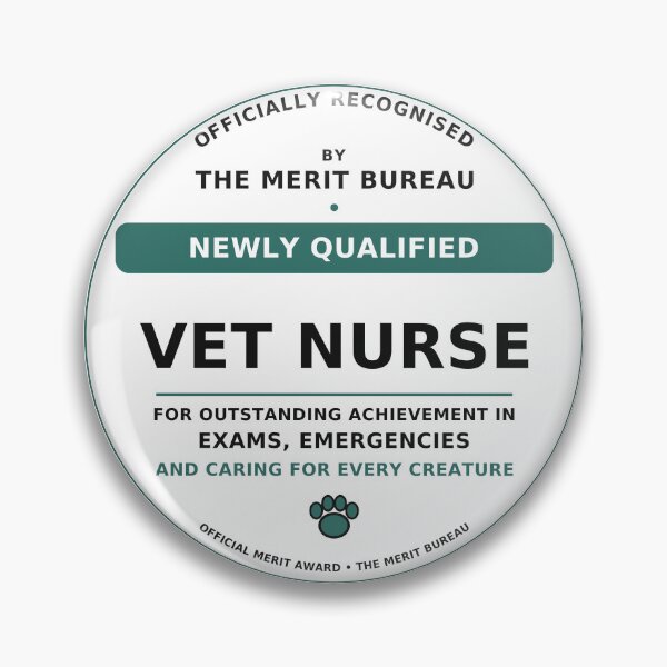 Item preview, Newly Qualified Vet Nurse Gift | Veterinary Nursing Graduation Award designed and sold by TheMeritBureau.