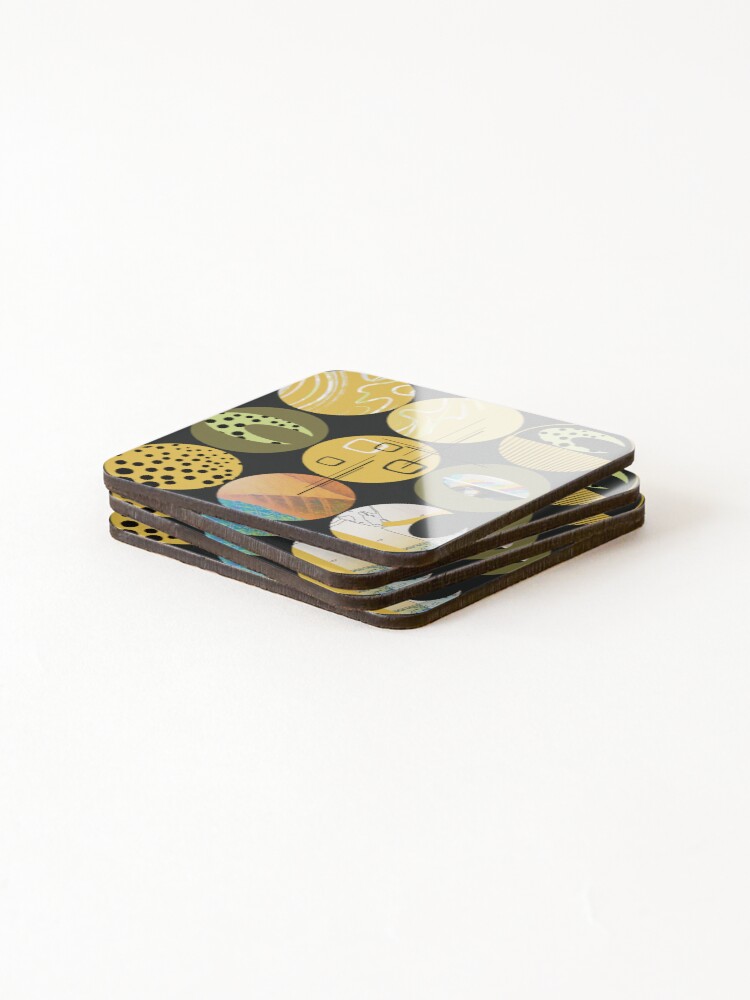 Thumbnail 4 of 5, Coasters (Set of 4), Planet Fiesta designed and sold by Roco47.