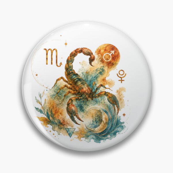 Item preview, Scorpio Watercolor Zodiac Spirit designed and sold by NucciCollective.