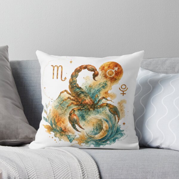 Item preview, Scorpio Watercolor Zodiac Spirit designed and sold by NucciCollective.