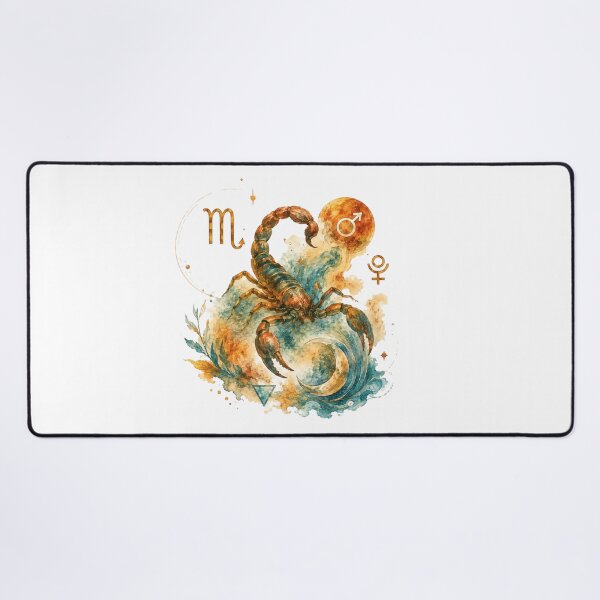 Item preview, Scorpio Watercolor Zodiac Spirit designed and sold by NucciCollective.