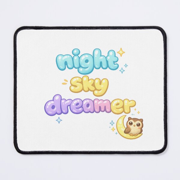 Item preview, Night Sky Dreamer Owl Sticker | Cute Celestial Owl | Cozy Night Gift designed and sold by Gremlin Hours.