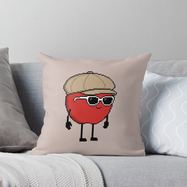Item preview, Apple Pixel with a Newsboy Cap (BG) designed and sold by White Rim Mates.
