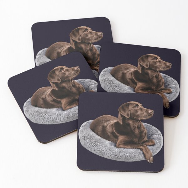 Item preview, CHOCOLATE BROWN LABRADOR RETRIEVER RESTING PORTRAIT - LOYAL FAITHFUL designed and sold by PRINTSCHARMINGM.