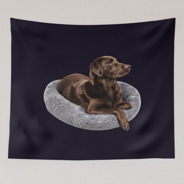 Item preview, CHOCOLATE BROWN LABRADOR RETRIEVER RESTING PORTRAIT - LOYAL FAITHFUL designed and sold by PRINTSCHARMINGM.