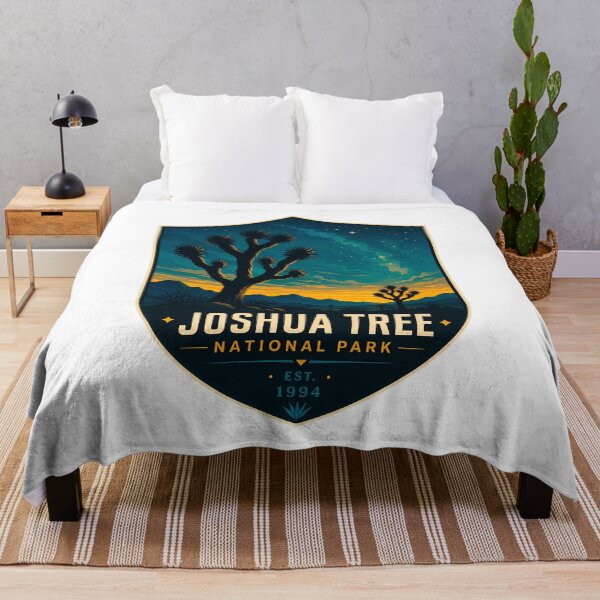 Item preview, Joshua Tree National Park Travel Retro designed and sold by FrontierCosmic.