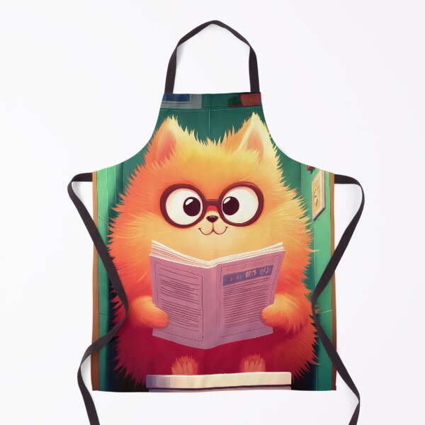 Item preview, Pomeranian dog funny toilet newspaper bathroom humor cute cartoon designed and sold by juniorcastros.