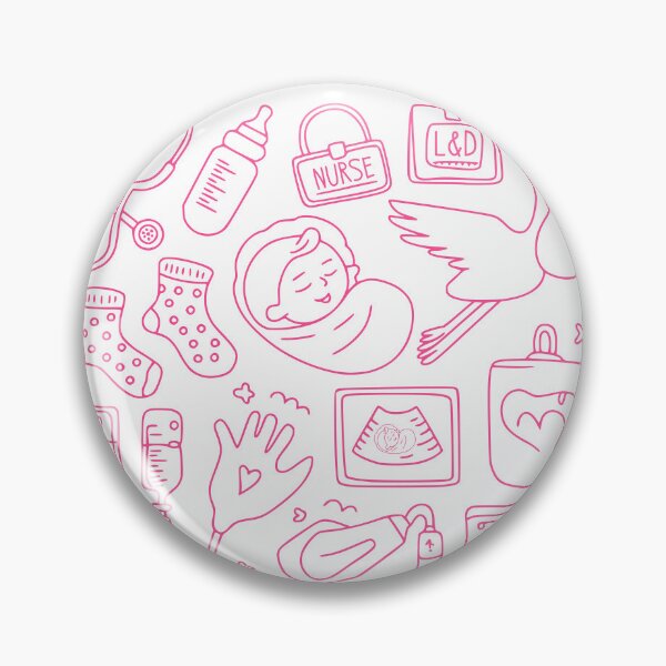 Item preview, Labor & Delivery Nurse Doodle designed and sold by SweetTeezPrints.