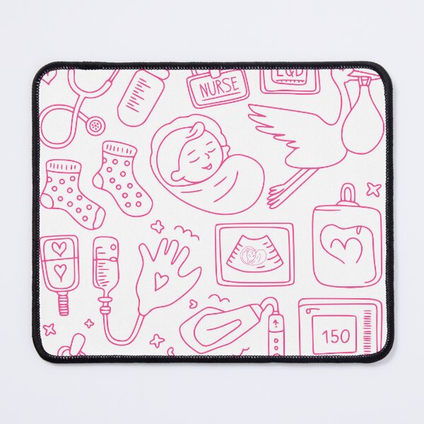 Item preview, Labor & Delivery Nurse Doodle designed and sold by SweetTeezPrints.
