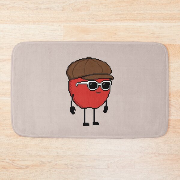 Item preview, Apple Pixel with a Newsboy Cap (BR) designed and sold by White Rim Mates.