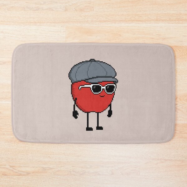 Item preview, Apple Pixel with a Newsboy Cap (GY) designed and sold by White Rim Mates.