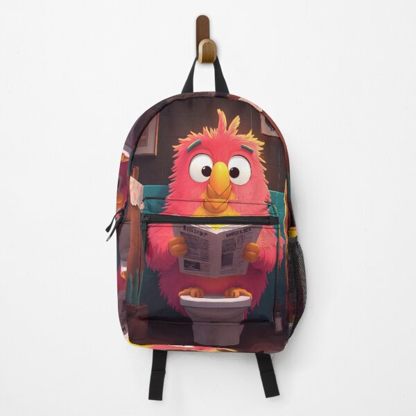 Item preview, Macaw Bird Funny Toilet Newspaper Cartoon Bathroom Reader designed and sold by juniorcastros.