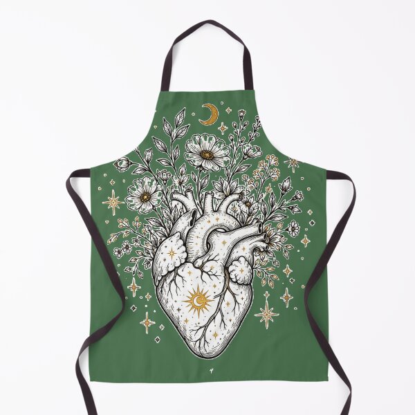 Item preview, Celestial Bloom Heart | Mystical Botanical Anatomy Sticker designed and sold by Nexyra_Labs Art Studios.