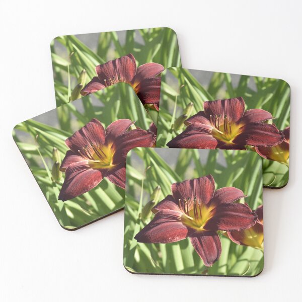 Item preview, Burgundy Daylily Macro Photography designed and sold by TathataPhotos.