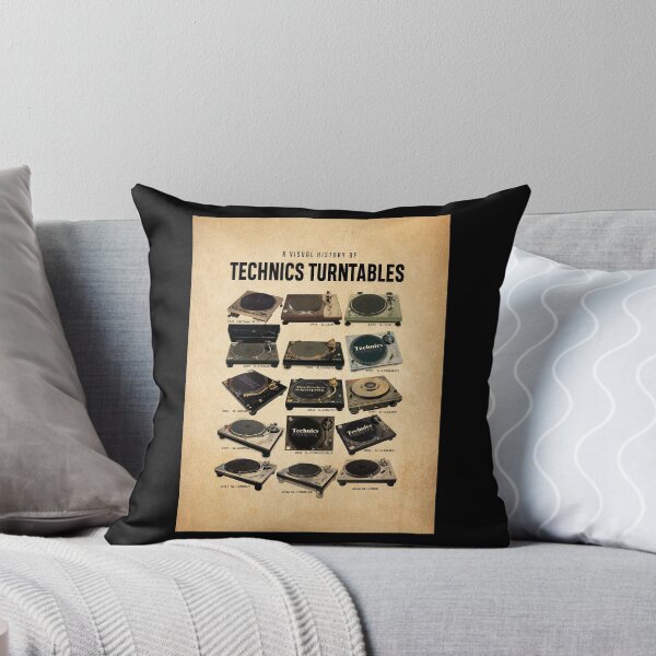 Item preview, A Visual History of Technics Turntables Poster Print - Vintage DJ Turntable Wall Art, Music Studio Decor from 1970 to 2017 designed and sold by MagicatcoArt.