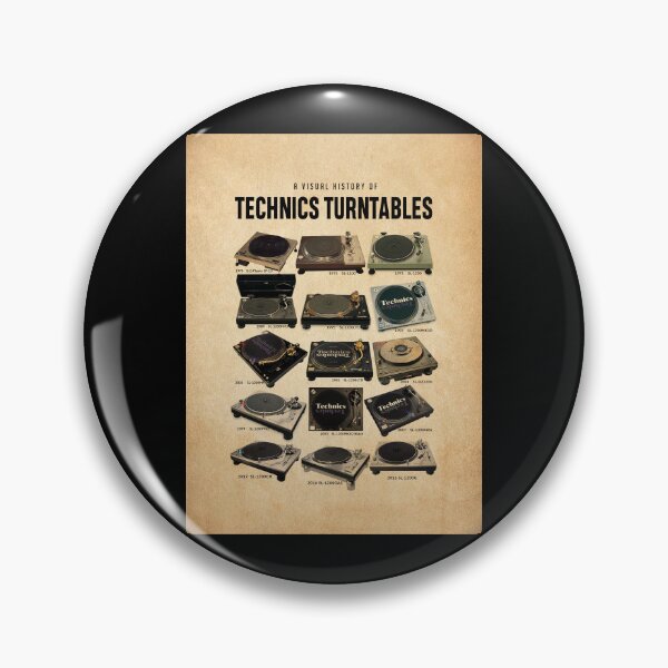 Item preview, A Visual History of Technics Turntables Poster Print - Vintage DJ Turntable Wall Art, Music Studio Decor from 1970 to 2017 designed and sold by MagicatcoArt.