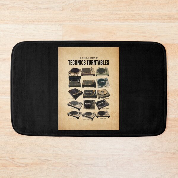 Item preview, A Visual History of Technics Turntables Poster Print - Vintage DJ Turntable Wall Art, Music Studio Decor from 1970 to 2017 designed and sold by MagicatcoArt.