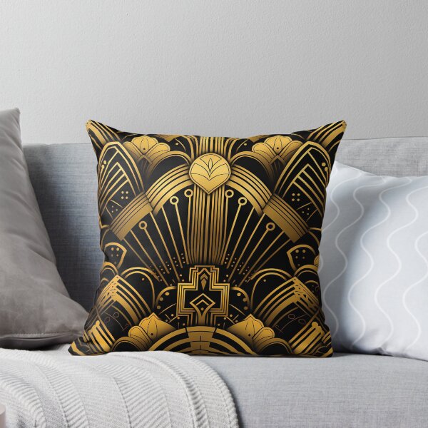 Item preview, Art Deco Golden (Faux) 'Royalty' Vintage Design Pattern designed and sold by DEC02.
