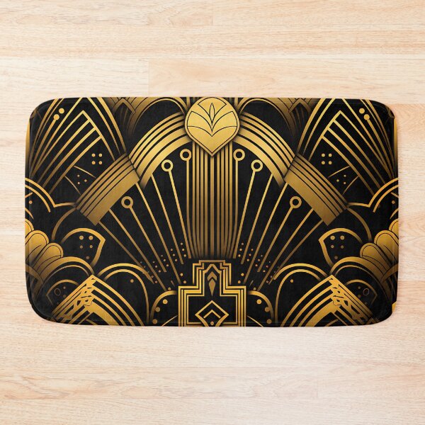 Item preview, Art Deco Golden (Faux) 'Royalty' Vintage Design Pattern designed and sold by DEC02.